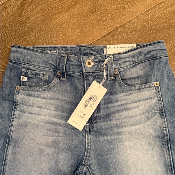 Ag Adriano Goldschmied Denim - Saige AG wide leg Leg Crop Jeans